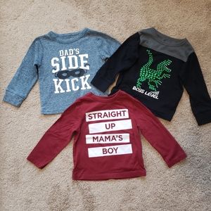 Toddler Boy Long Sleeve Shirt Bundle